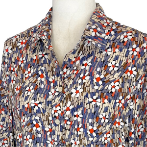 Coco Y Club abstract floral shirt